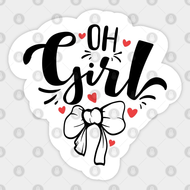 Oh girl Sticker by Stellart